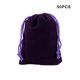 thumbnail image 2 of Moyic 50 Uds. De tela para recuerdos de boda, bolsa con cordón para regalos de ducha y pequeños objetos de valor, bolsas para joyería, Almacenamiento y organización del hogar púrpura 13*18, 2 of 6