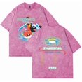 thumbnail image 4 of Magdalena Bay Dirtyfit T-shirt Short-Sleeved Washed Denim Fashion Loose Summer Cotton Stylish Design Tee, 4 of 8