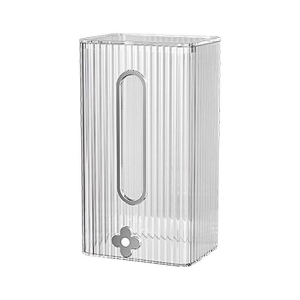 Soporte para caja de pañuelos, caja dispensadora de pañuelos, moderna para Claro y Plata
