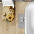 thumbnail image 4 of SEANATIVE Sunflower Butterfly Toilet Covers Reusable Toilet Lid Covers for Bathroom Easy to Install Toilet Lid Cover Set Seat Covers Fits Most Lids for Accessories Decor, 4 of 6