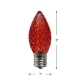 thumbnail image 4 of Pack of 25 Faceted LED Red C9 Christmas Replacement Bulbs, 4 of 5