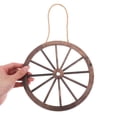 thumbnail image 3 of SKISUNO 1Ensemble Roue Ronde en Bois pour Thème Occidental 20.0X20.0X0.5In, 3 of 8