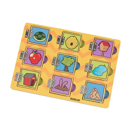 KidKraft Hide and Seek Animal Friends Wooden Puzzle
