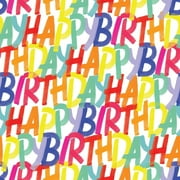 x 30" Birthday Gift , Rainbow (12 Folded Sheets)