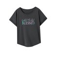 thumbnail image 4 of Camiseta para mujer, moda de verano, ropa deportiva, camisa de cuello redondo de recuerdo para viaje a la playa SG, 4 of 7