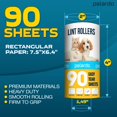thumbnail image 4 of Hojas adhesivas Polardo 900 de Lint Rollers con 10 rodillos de repuesto, 4 of 6