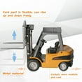 thumbnail image 4 of 1/50 Scale Yellow-Black-Grey Forklift Model with Adjustable Lifting Fork - High Simulation Static Engineering Vehicle Replica, Metal & Plastic Construction, 19cm Size, Gift Box Packaged - Ideal Kids', 4 of 6