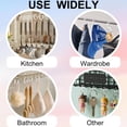 thumbnail image 5 of 144 PCS Clear Plastic Shower Curtain Rings, O-Ring Shower Curtain Hooks, Shower Hooks for Bathroom Rods,Decorative Curtain Hooks with Smooth Glide, No Tools Installation & Rust-Proof Design, 5 of 8