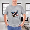 thumbnail image 4 of LAOLIUSN 250th Anniversary “250 Years” 1776-2026 Patriotic Eagle American Flag Graphic T-Shirt, 100% Cotton, Unisex S-4XL, 4 of 5