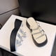 thumbnail image 1 of Sandalias para mujer Fernando sandalias deslizantes suela gruesa Zapatillas de casa hebilla ajustable sandalias planas para piscina verano 39, 1 of 8
