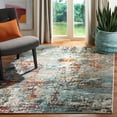 thumbnail image 3 of SAFAVIEH Madison Flowers Vintage Abstract Area Rug, Grey/Blue, 3' x 5', 3 of 8