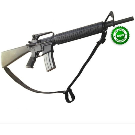 Double Duty Slings - Best Rifle Slings / 2 Point Sling With FAST-LOOP Adjuster / Optimum Design Duty Sling / Heavy Duty 1.25 inch MIL-SPEC Webbing / Adjusts Up To 55+ Inches
