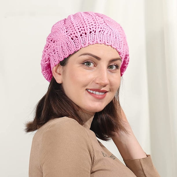 Soft Knit Beanie Lightweight Crochet Knitted Style Beanie  display picture 2