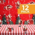 thumbnail image 3 of Metal Santa Ornaments Dz - Home Decor - 12 Pieces, 3 of 5