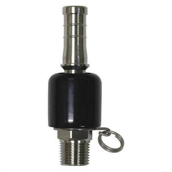 Sani-Lav Hose Adapter,SS,5/8" x 1/2" N26S