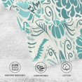 thumbnail image 4 of Coolnut 2PCS Cotton Towel Set,Quick Drying Washcloths,Soft and Breathable Bath Towel Hand Towels for Kitchen Bathroom Gym Beach-Green Mandala Flower, 4 of 6