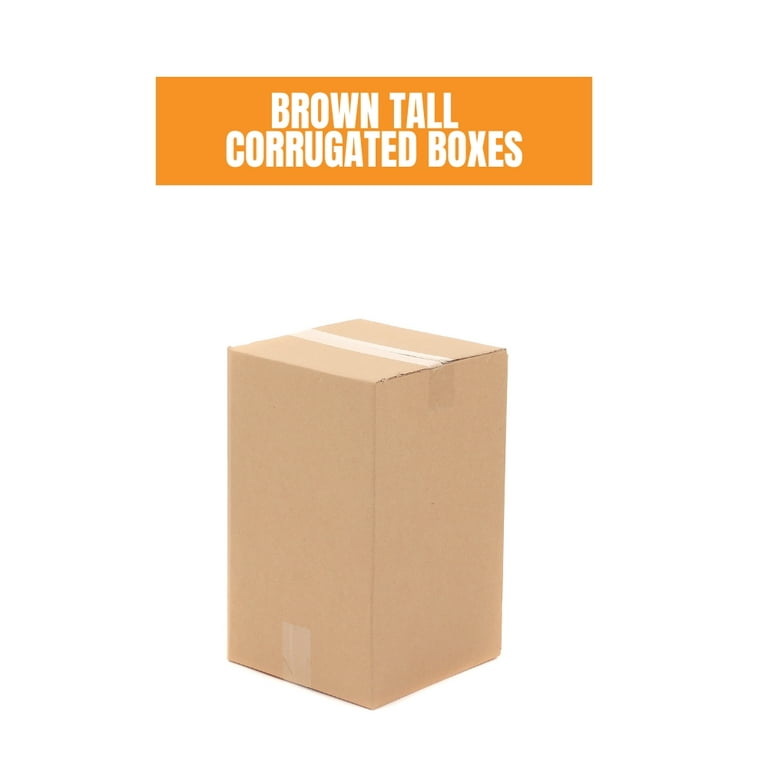 25x 8x8x24 Tall Corrugated Shipping Boxes - Versatile Packing