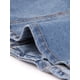 thumbnail image 5 of Chaleco de mezclilla sin mangas para mujer INSPIRE CHIC, con botones y espalda descubierta, en azul, 5 of 6