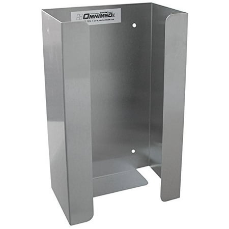 Omnimed Glove Box Holder, 2 Per Pack, Stainless Steel, Single