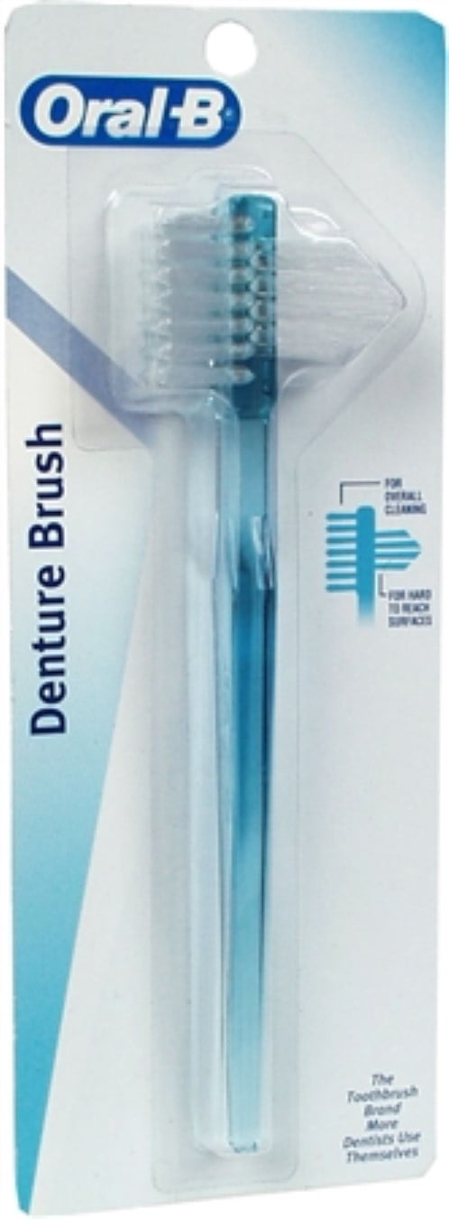 Oral-B Denture Brush Dual Head 1 Each (Pack of 2)
