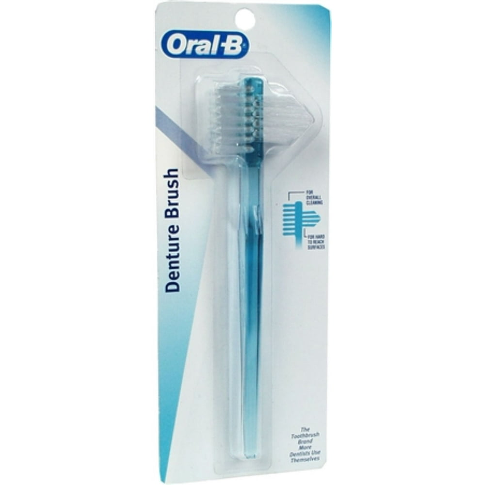 OralB Denture Brush Dual Head 1 Each (Pack of 6)
