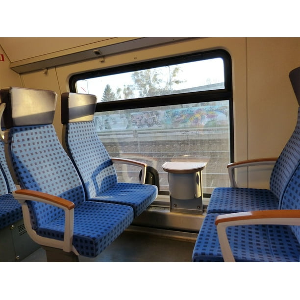 Peel N Stick Poster Of Deutsche Bahn Regional Train Blue Sit Poster 24x16 Adhesive Sticker Poster Print Walmart Com Walmart Com