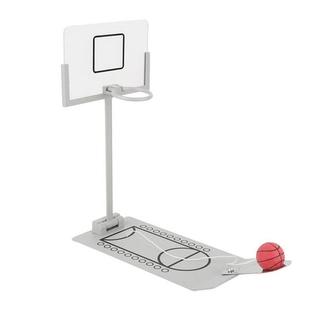 Wobythan Miniature Office Desktop Ornament Decoration Basketball Hoop Toy Board Game for Basketball Lovers