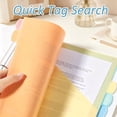 thumbnail image 6 of Dusknt Binder Dividers, 3 Ring Dividers, Tab Dividers, 8 Count Multicolor 3‑Hole Binder Dividers with One/Two Pockets Writable Tabs for Sch00l OficeDocument Organization, 6 of 8