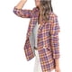 thumbnail image 4 of Puntoco Mujeres Business Attire Lattice Printing Long Sleeve Cardigan Top Jacket Coat Liquidación Puntoco Puntoco-4524, 4 of 9