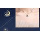 thumbnail image 5 of Collar Astronauta shaofei Luna Estrella para pareja regalo para novio novia, 5 of 5