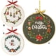thumbnail image 5 of Yuarrent Kit de inicio de punto de bordado de Navidad DIY aro de patrón de Navidad hecho a mano Type8 NO8, 5 of 6