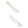 thumbnail image 3 of FOMIYES Light Brown Drumsticks Musicians Practice 4Pcs 16In, 3 of 8