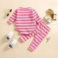 thumbnail image 7 of Newborn Baby Bodysuit Outfit Knit Long Sleeve Tops Set Infant Girl Fall Clothes, 7 of 7