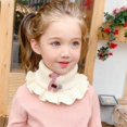 thumbnail image 6 of Daznico Warm Knitted Scarf with Lace for and Kids Winter Neck Warmer Cold Weather, 6 of 6