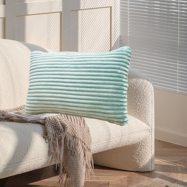 Flannel Pillow Cover 38x60cm - Soft, Breathable & Machine Washable Cushion Cover for Sofa or Bed
