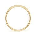 thumbnail image 2 of ANGARA Natural Pave Set Diamond Bar Ring with Milgrain in 14K Yellow Gold for Women (Size-2mm| Color-G| Clarity-VS2) | April Birthstone, Anniversary, Jewelry Gift for Women | Natural Diamond Ring, 2 of 9