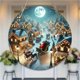thumbnail image 1 of Adornos Navideños de Madera de 7,8 Pulgadas para Árbol de Navidad, Impresión Hd, Adornos Navideños, Adornos para Árbol de Navidad., 1 of 5