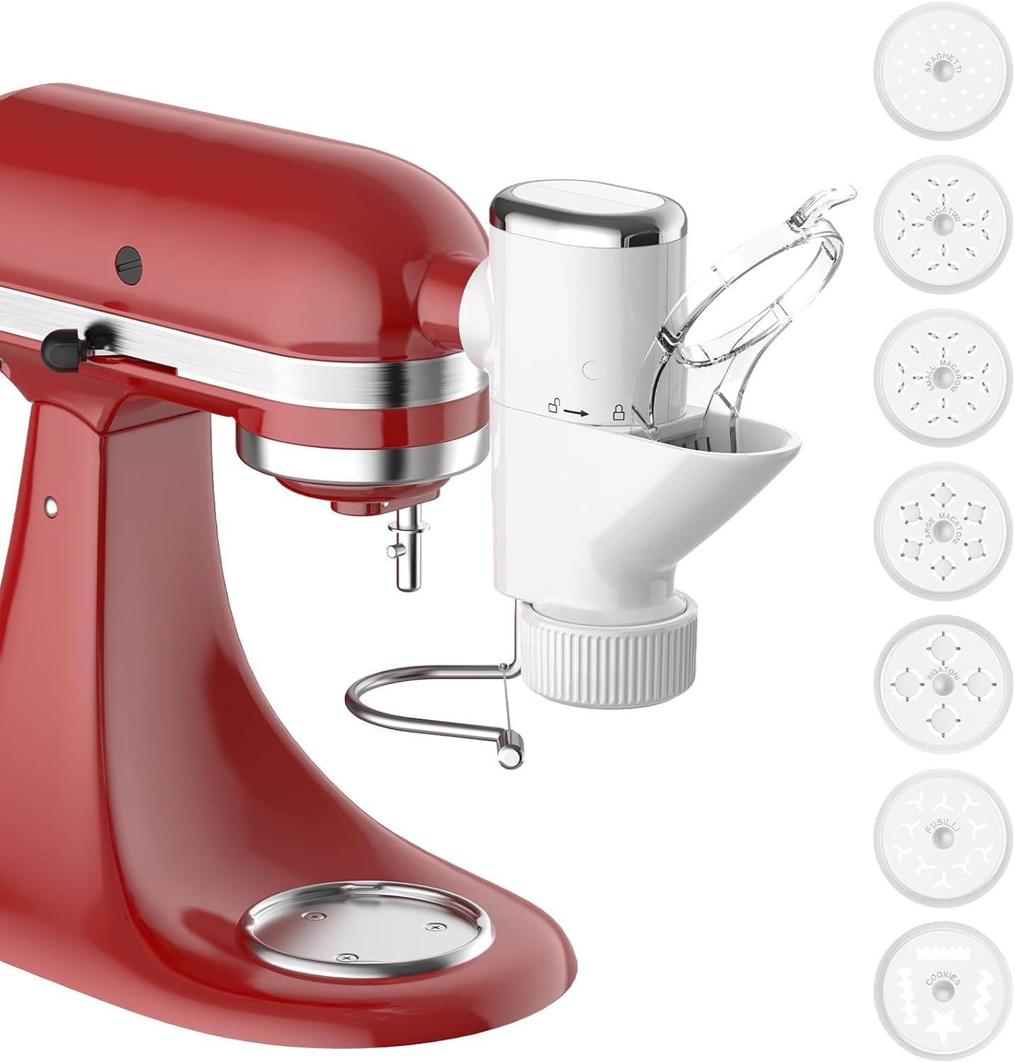 KitchenAid Stand Mixer Gourmet Pasta Press Set with Cutter KitchenAid Stand Mixer Gourmet Pasta Press Set with Cutter