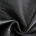 thumbnail image 4 of YDDIAN Women's Genuine Leather Jacket, Classic Button Leather Blazer Casual Coat Long Sleeves Suit Style Leather Jacket Black XL, 4 of 5