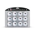 thumbnail image 1 of Bolas de golf de tamaño reglamentario, 12 unidades, con estampado duradero a todo color del equipo Team Golf NFL New England Patriots, 1 of 1