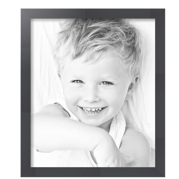 ArtToFrames 16" x 19" Cloudy Gray Picture Frame, 16x19 inch Gray MDF Poster Frame (WOM-5358), Pack