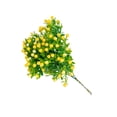 thumbnail image 1 of Inteprter 2x flores artificiales, plantas de imitación, decoración de hierro, arreglos al aire libre, coloridos, hermosos plásticos, calcomanía de Flores artificiales Amarillo Inteprter HA084317-04, 1 of 6