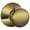 Antique Brass, variant on Schlage Lock Company Plymouth Knob Non-Turning Lock, Satin Nickel (F170 PLY 619)