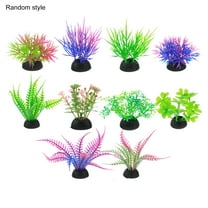 Visland Artificial Seaweed Water Plants for Aquarium, Plastic Fish Tank Plant Decorations 10 PCS