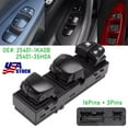 thumbnail image 2 of Front Left Driver Side Power Window Switch For Nissan Juke 2010-2017 254011KA0B, 2 of 12