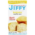 thumbnail image 5 of Jiffy Muffin Mix Variety Pack (2 Pack) – Apple Cinnamon & Banana – 7 oz Boxes, 5 of 7