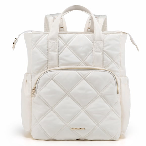 Mochila para pañales Mommore acolchada pequeña con cambiador