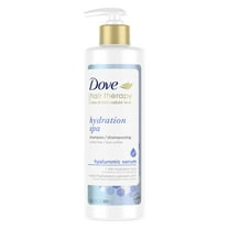 Dove Hydrating Shampoo, Hair Therapy with Hyaluronic Serum for Dry Hair, 13.5 fl oz