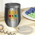 thumbnail image 2 of I Tell Dad Jokes Periodically but Only in My Element, Chemist Father or Chemistry Pun, Stainless Steel 12oz Wine Tumbler, 2 of 5