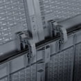 thumbnail image 5 of vidaXL Garden Storage Box Grey PP Rattan 270 L, 5 of 5